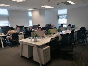 公司成都办公室前台植物租赁案例及摆放方案